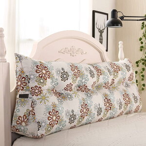 枕 まくら クッション 三角枕 ロング ロングクッション 120*23*50cm ヘッドボード ピロー 腰枕 三角形まくら バックレスト ベッドクッション 背もたれ 腰部パッド ソファー ベッド 枕を