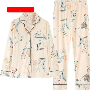 マタニティパジャマ レディース 春秋 綿100% 長袖 花柄 ルームウェア M〜2XL 前開き 上下セット 部屋着 女性 産前産後 入院 授乳口付き ウエスト調整可 妊婦服 授乳育児 おしゃれ 柔らか