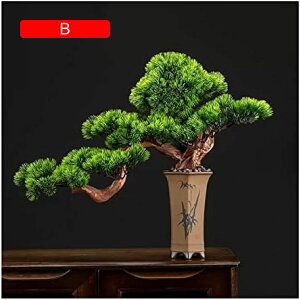 人工盆栽 松盆栽 室内装飾 フェイク盆栽 人工観葉植物 開運 開運盆栽 人工 リビングルーム アクセサリー 部屋 オフィス 装飾 装飾用、デスクトップディスプレイ、禅ガーデン装飾用