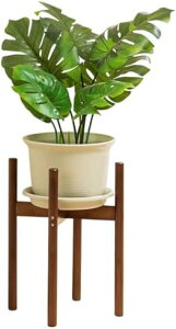 ポット 鉢 ブラウン スタンド フラワースタンド 竹製 プランタースタンド 観葉植物 おしゃれ フラワーポット 屋外 ナチュラル プランター 北欧 卓上 室外 インテリア 花台 室内 植木鉢台 フ