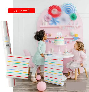 �J���t�� �X�g���C�v ���� �e�[�u�������i�[ OUI PARTY BIRTHDAY TABLE RUNNER �e�[�u���N���X �e�[�u���R�[�f�B�l�[�g �a���� �z�[���p�[�e�B�[ 40*305cm �����y