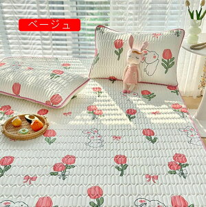 リビング 夏 しき パッド 接触冷感 吸汗通気 敷パッド 90*200 ベッドパッド シングル しきぱっと 涼しい 春夏 敷パッド 吸湿速乾 冷感 抗菌防臭・防ダニ加工 イエローc ふわふわパイル や