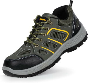 安全靴 トレッキングシューズ メンズ 大きいサイズ 鋼先芯 ウォーキングシューズ 男性 アウトドアシューズ ハイキングシューズ 登山靴 作業靴 林業 歩きやすい ワークマン 衝撃吸収 耐磨耗