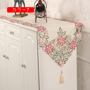 �e�[�u�������i�[ �k�� �e�[�u���f�R���[�V���� �e�[�u�� �z �N���X �J���[ 40*268cm �e�[�u���Z���^�[ �W���J�[�h�D �G���K���g �t�@�u���b�N ���[���s�A���X�^�C�� �G�� ������� �V���j��