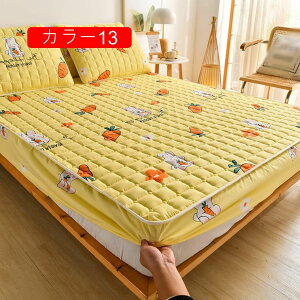 ボックスシーツ マットレスパッド ベッドシーツ ダブル サラサラして快適 INS風 しきパッド セミダブル シーツパッド 毛玉なし 敷きパッド 両用 ふんわり コットン生地 カラー シーツ不要も