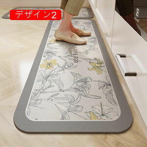 �L�b�`���}�b�g ����s�v �f�U�C��5 45*70cm PVC �䏊 �~�[���փ}�b�g �@���� ���󂢂炸 �_�C�j���O�}�b�g �ԕ� ���B���e�[�W �h�A�}�b�g �z�� �ƒ�p �L�b�`�� ����~�ߕt �~���}�b�g