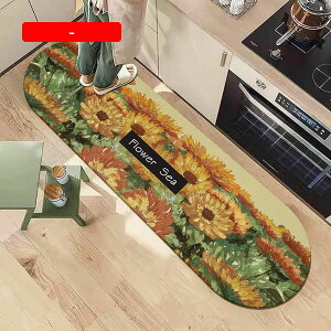 キッチンマット 花柄 玄関マット 台所マット 金色 160×200cm ダイニングマット 耐久性 洗濯不要 サラっとした手触り ドアマット 泥除け 屋内用 屋外 廊下 防油 滑り止め付 耐摩耗性 防水