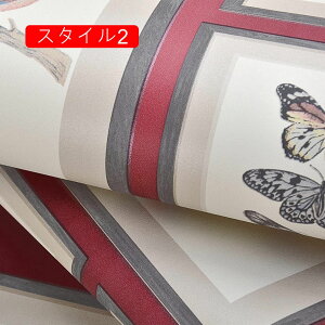 壁紙 クロス 輸入壁紙 おしゃれ アンティーク はがせる フリース スタイル ダマスク柄 カルトナージュ 40cm*3m diy 補修 店舗 内装 リビング トイレ 玄関 リフォーム 撮影用 ウォール