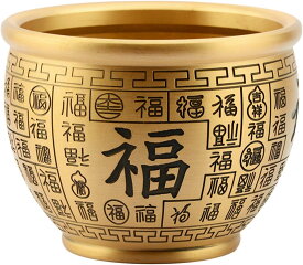 聚寶盆 米びつ 銅製 風水アイテム 幸運 財運 金運アップ 運気アップ 開運グッズ 風水グッズ 商売繁盛 祈願 インテリア 風水宝盆 宝鉢 昇運 福運 お守り オフィス 起業 開店祝い 贈り物にも最適