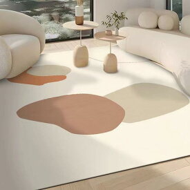 線画 韓国風 ラグ マット 柄08 洗えるラグ インテリア 西海岸風 ラグマット 防音 カーペット おしゃれ 抽象的 絨毯 2畳 3畳 100*120cm 長方形 四角形 滑り止め フロアマット 床暖