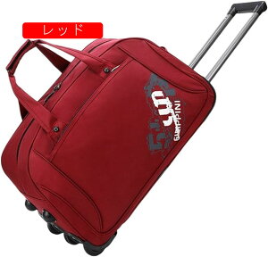 キャスターバッグ 折り畳み式スーツケース キャスター付き ドローバー付き 2WAY 布製 超軽量 機内持込 静音 360度回転 収納便利 出張 旅行 通学 ショッピングカート トロリーバッグ おしゃれ