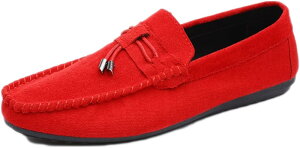 ドライビングシューズ ローファー メンズ スリッポン デッキシューズ モカシン シューズ 紳士靴 軽量 通気 幅広 ビジネスシューズ スエード調 おしゃれ 上品 カジュアルシューズ 柔らかい