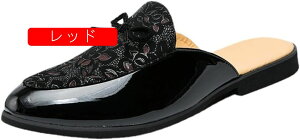 ビジネスシューズ メンズ 紳士靴 サンダル スリッパ 社内履き オフィスサンダル 歩きやすい 疲れにくい 革靴 カジュルシューズ ローファー かかとなし スリッポン おしゃれ サボサンダル 通