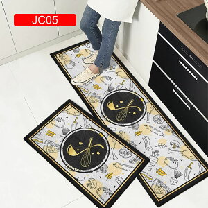 �L�b�`���}�b�g PVC �@������ 2�_�Z�b�g �ᔽ�� ���}�b�g ����~�ߕt�� �R�ۖh�L ���ݐS�n�ǂ� ����Ȃ� �I�[���V�[�Y�� �o�X�}�b�g ���փ}�b�g �����` 45x75cm+45x120cm �k��