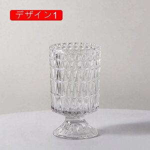 北欧 花瓶 クリスタルガラス 水栽培 造花 ドライフラワー 花束 生け花 一輪挿し フラワーベース ガラス きれい インテリア レストラン 玄関 民宿 リビング ヨーロピアンスタイル 高さ10.5*幅