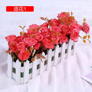 北欧 木柵 造花セット 本物そっくり 枯れない花 インテリア 喫茶店 部屋飾り 開店祝い 造花芸術 リビングルーム 玄関 ガーデン 人工観葉植物 飾り花 水やり不要 長持ち 田園風 シルク造花