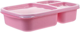 箱 スナック容器 lunch box ポータブルランチボックス 再利用可能なランチボックス 食品容器 ランチホルダー pp ピンク