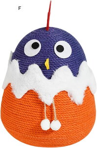 猫の爪とぎおもちゃ ペット用インタラクティブおもちゃ グラインドクロー ポータブル家具プロテクター サイザル猫爪とぎボール ウサギ用猫おもちゃ