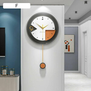 リビングルームの装飾用の装飾的な壁掛け時計、寝室のオフィスキッチンホーム用の振り子付きのモダンな大きな壁掛け時計、19インチの大きなサイレント壁掛け時計