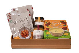 五島商店佐藤の芋屋　詰め合わせセット（ポタージュ3個、バター2種セット、ひとくち焼き安納芋3袋）ギフトセット　長崎県五島産　送料無料 お中元 さつまいも 安納芋