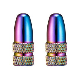 【全品ポイント5倍 マラソン期間中】SUPACAZ (スパカズ) Valve Capz バルブキャップ 自転車 (Oil Slick)　Presta Valve オイルスリック 仏式バルブ フレンチ