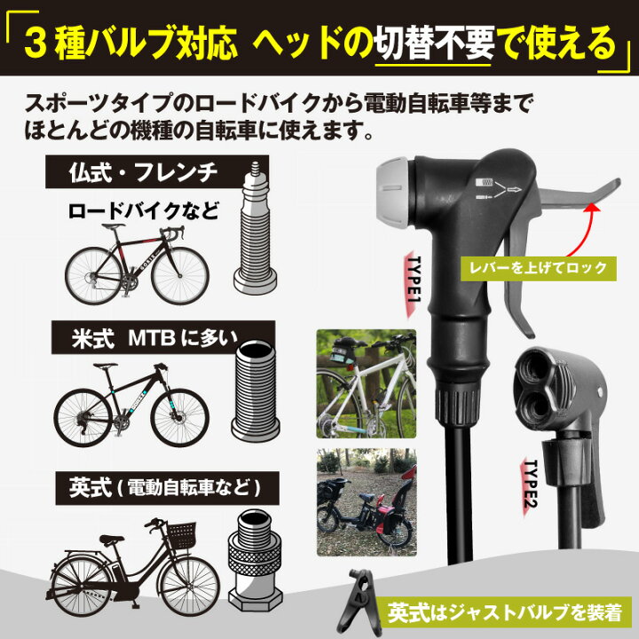 楽天市場 あす楽 土日祝日も 全国送料無料 累計40 000本突破 Gorix ゴリックス フロアポンプ ボール 空気入れ 自転車 仏式 米式 英式 ゲージ付き 浮き輪 Gx 33p Gorix 公式 楽天市場店