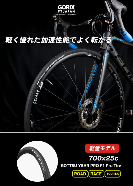 楽天市場】【ポイント10倍】ゴリックス タイヤ ロードバイク 自転車 