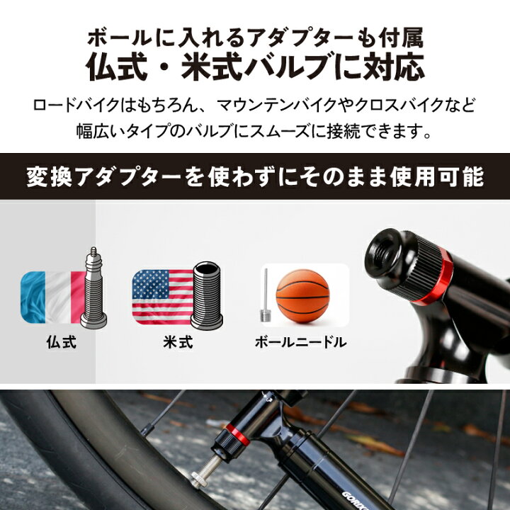 楽天市場】ゴリックス CO2インフレーター 空気入れ 自転車 [ゲージ付き 