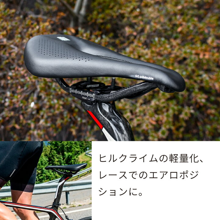 楽天市場】【ポイント10倍】【送料無料】ゴリックス カーボンサドル 