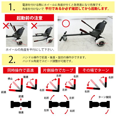 【全品ポイント10倍!終了目前■残り10時間以内■8/10(木)1:59までエントリー&楽天カード決済】【送料無料】【あす楽】ホバボード専用アタッチメントミニセグウェイ式電動カートにカスタムバランスホイールカスタマイズゴーカート
