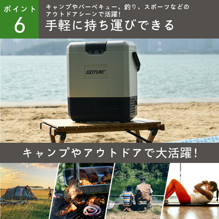 楽天市場】クーポン発行中♪送料無料 Goture 8L コンパクト 車載冷蔵庫 