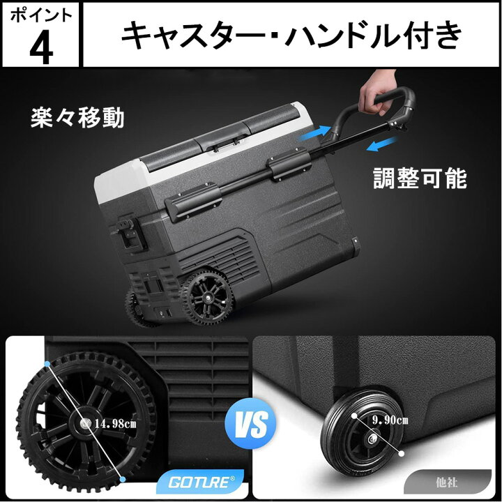 楽天市場】クーポン発行中♪送料無料 Goture 35L キャスター付き 調整 