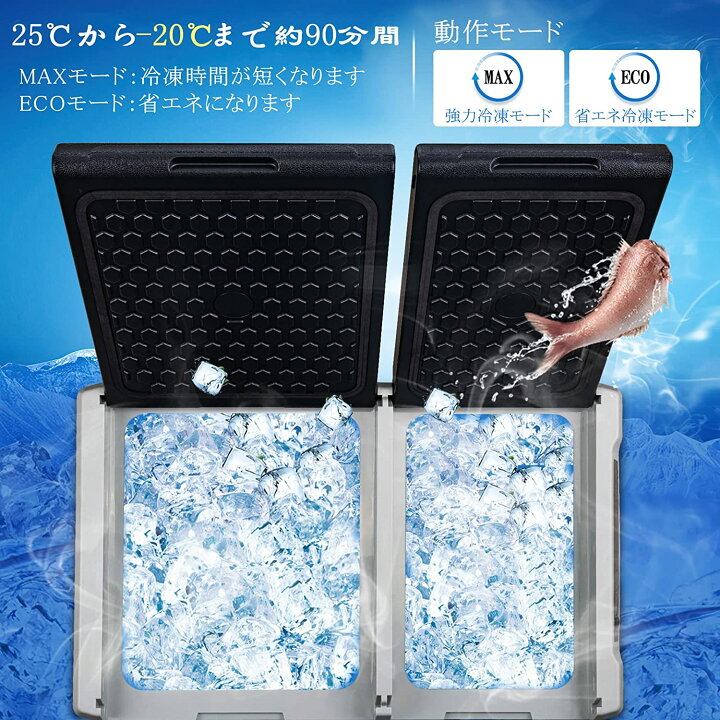 楽天市場】クーポン発行中♪Goture 車載冷蔵庫 45L -20℃～20 