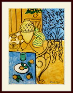 マティス・「Intérieur jaune et bleu」