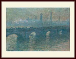 lEuWaterloo Bridge, Gray Weatherv