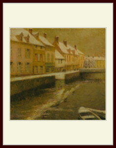 V_lEuCanal in Bruges, winterv