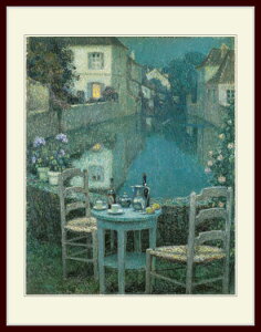 �V�_�l���E�uSmall table in evening dusk�v