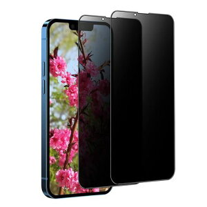 【覗き見防止/2枚セット】iPhone13Promaxガラスフィルム全面保護のぞき見防止アイフォン13Promax保護フィルムiphone13promax強化ガラスプライバシー保護フィルム