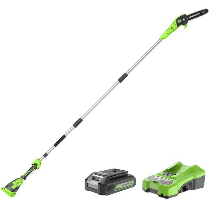 楽天市場】Greenworks(グリーンワークス)充電式高枝切り電動 