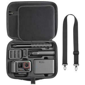 Insta 360 ACE Pro/ACE Pro 2 Xplorer Grip Pro�t���b�V���v�����g�L�b�g�t���i�n�[�h�X�g���[�W�g���x���o�b�O�g���P�[�W�AInsta 360 Mini 2 in 1�O�r/114 cm���B��_�ɓK�p