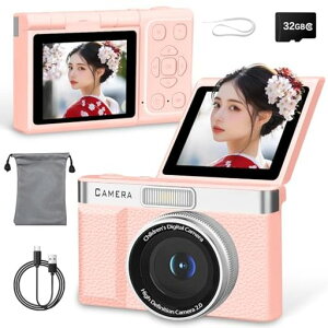 UNEEDIT �f�W�^���J���� 4400����f 1080P�^�� 8�{�Y�[�� 2.4�C���` 180°��] 32G SD�J�[�h�t�� �X�}�z �]�� ���g�� �R���p�N�g �y�� �f�W�J�� �q�� �J���� �I�[�g�t�H�[�J�X AF �w�� ���S�� �C�w���c