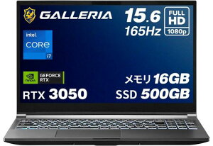 KAQ[~Om[gPCyRTX3050/Corei7-13620H/SSD500GBzGALLERIARL7C-R35-5N16GBWindows11HomeҏW15968-3414