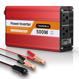 TAGEEBLU500WCo[^[12v100vVK[\PbgRZgDC12VAC100VɕϊUSB2|[gڎԃCo[^[12Vp