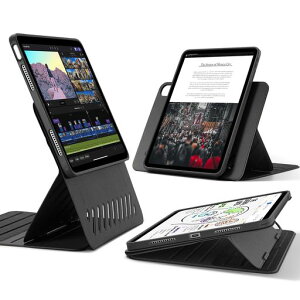 ESR iPad Air 13�C���` �P�[�X (M4/M3/M2�A2026/2025/2024)��p ��O���\�ȃ}�O�l�b�g�J�o�[�t����]���P�[�X �c����/�������X�^���h 9�i�K�̊p�x���߉\ Pencil Pro/USB-C���S�Ή� Shift�V���[�Y