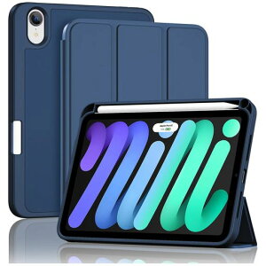 ProCase iPad Mini A17 Pro ��7���� (2024����) Mini6 ��6���� (2021����) �P�[�X 8.3�C���` �y���z���_�[�t�� �I�[�g�X���[�v/�E�F�C�N�@�\ �ϏՌ� �O�܂�X�^���h �K�p�@��:iPad Mini A17
