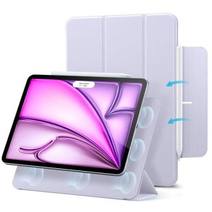ESR iPad Air 13�C���` �P�[�X M4/M3/M2(2026/2025/2024)iPad Pro 12.9 ��6/5/4����(2022/2021/2020)�Ή� �}�O�l�b�g�z�� �O�܂�X�^���h �X�����݌v Pencil