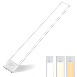 Svarog人感センサーLEDバーライトUSB充電式150lm78LED無段階調光3000/4000/6500K色温度調整クローゼット階段ライト足元灯室内120°5m距離明暗センサーマグネット配線工事不要省エネ