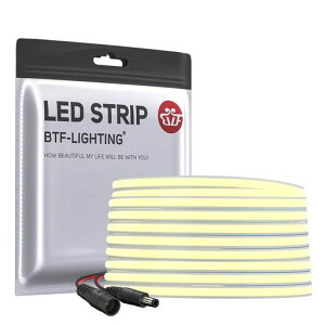 BTF-LIGHTINGFCOBCOBLED�e�[�v���C�g�����x�t���L�V�u��5M480LEDs/m2400LEDs/5m�����F4000K��5mm�X�g���b�v���C�gDC12V6W/m�����\�ό`�\�ؒf�\�Q��