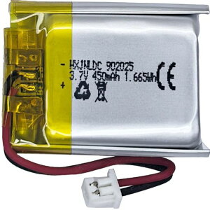 DC3.7V450mAh902025�[�d�\���`�E���|���}�[�d�rforDIY3.7-5V�d�q���i�A����2���d�r����������