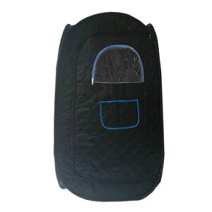 【家庭用・一人向け】サウナテントフォールディングブラックサウナスチームボックス/スウェットストリームルーム(蒸し器なし)